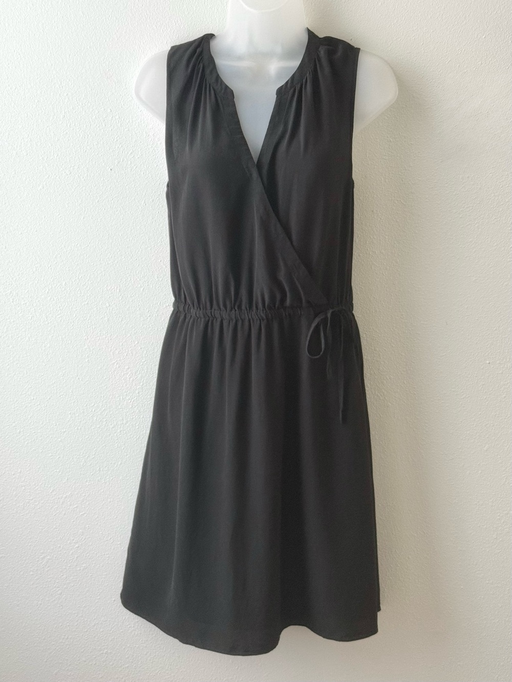 Cynthia Rowley Black Silk Wrap Dress Size 10